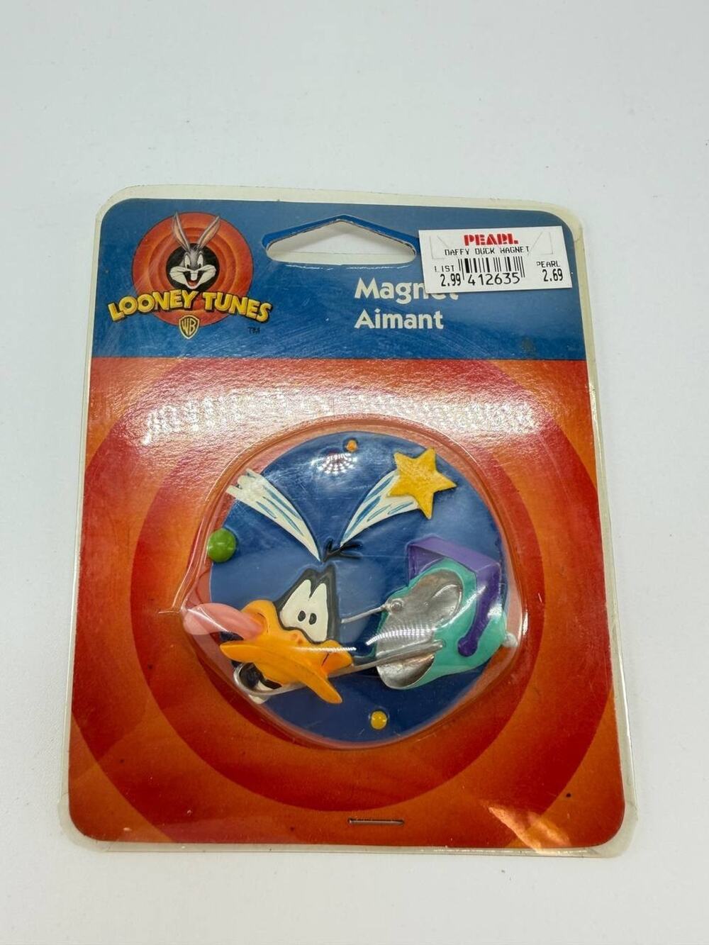 Vintage 1997 Wilton Looney Tunes Daffy Duck Space Magnet New Sealed